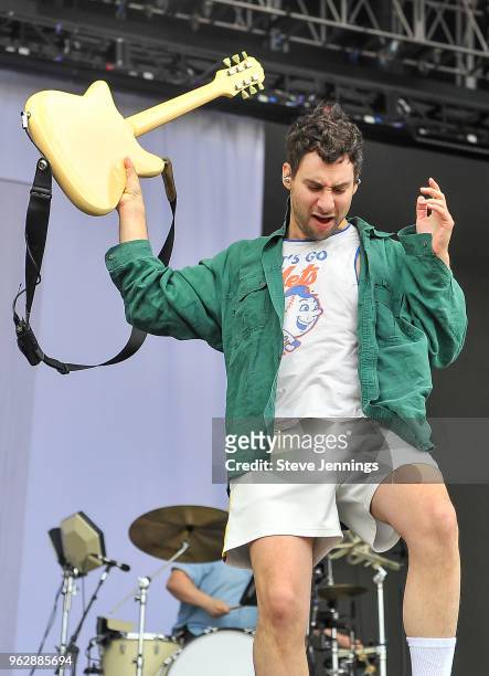 Jack Antonoff of Bleachers performs at BottleRock Napa Valley Music Festival at Napa Valley Expo on May 26, 2018 in Napa, California.