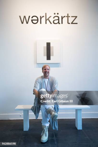 Artist Chad Muska attends the opening of his show MONOLITHIC at WERKARTZ on May 26, 2018 in Los Angeles, California.