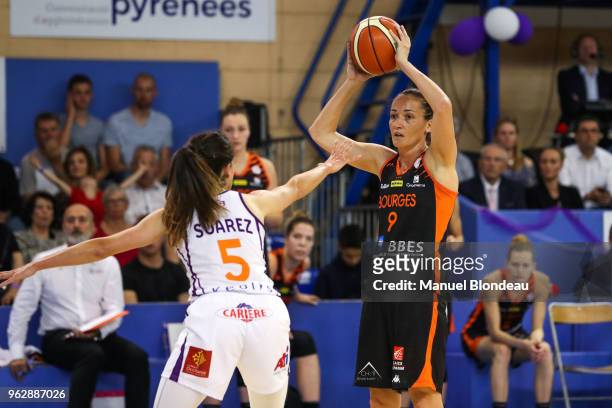 Laia Palau of Bourges during the Women's League playoff match between Tarbes v Tango Bourges on May 26, 2018 in Tarbes, France.