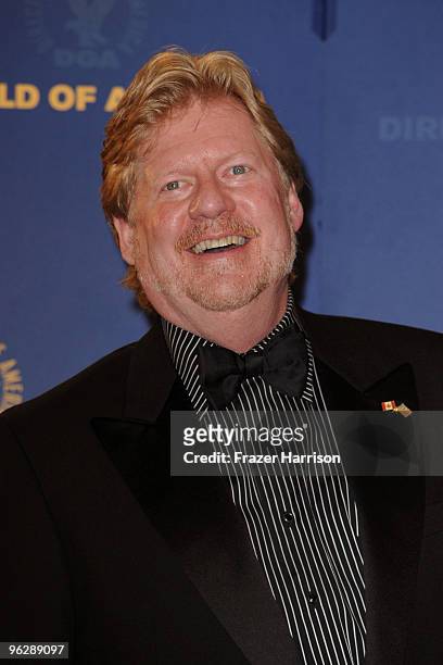 Director Donald Petrie poses in the press room during the 62nd Annual Directors Guild Of America Awards held at the Hyatt Regency Century Plaza on...