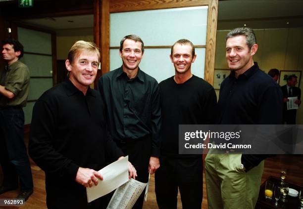 Scottish legends past and present former football legends Kenny Dalglish, Alan Hansen, golfer Andrew Coltart, and former rugby star Gavin Hastings...