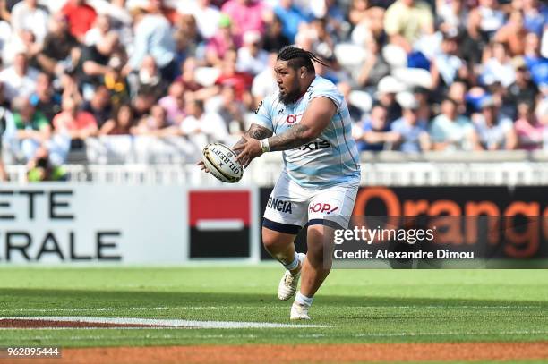 Benjamin Tameifuna of Racing during the Top 14 semi final match between Racing 92 and Castres on May 26, 2018 in Lyon, France.