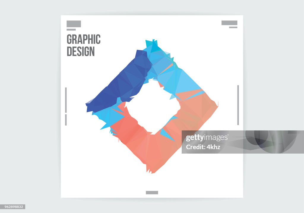 Abstract Geometric Shape Graphic Design Layout Template High-Res Vector ...