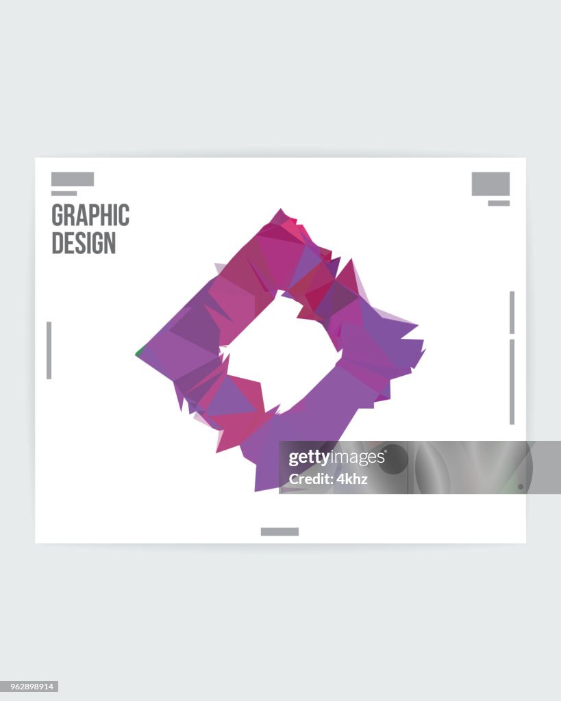Abstract Geometric Shape Graphic Design Layout Template High-Res Vector ...