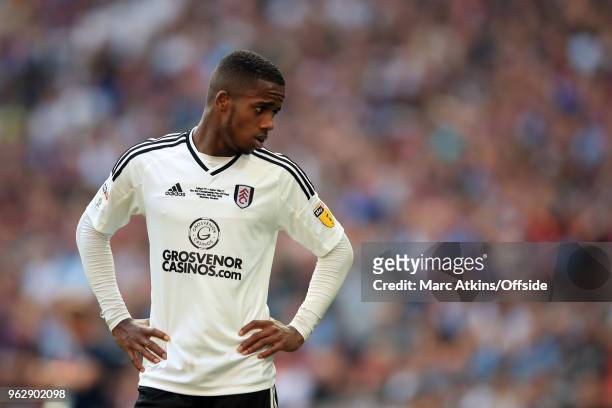 Ryan Sessegnon of Fulham during the Sky Bet Championship Play Off Final between Aston Villa and Fulham at Wembley Stadium on May 26, 2018 in London,...
