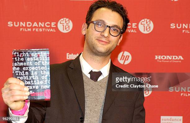 Director Josh Fox winner of the Special Jury Prize for US Documentary Film for "Gasland" at the Awards Night Ceremony during the 2010 Sundance Film...