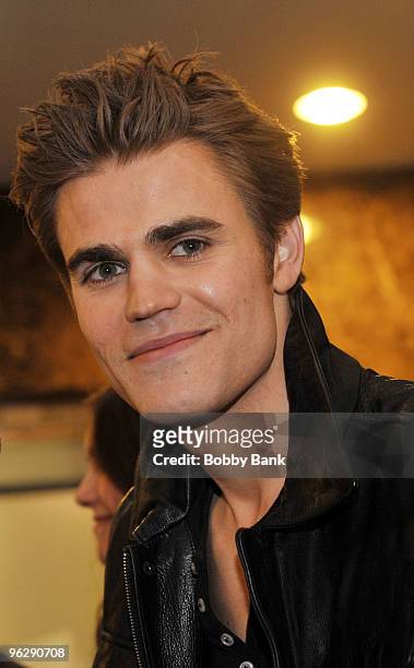 Paul Wesley from "The Vampire Diaries" visits Hot Topic at Garden State Plaza on January 30, 2010 in Paramus, New Jersey.