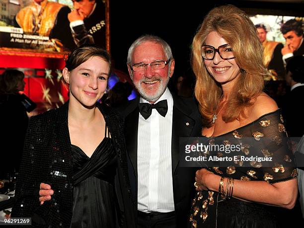 Recipient of the Lifetime Achievment Award Director Norman Jewison , Lynn St. David and guest inthe audience during the 62nd Annual Directors Guild...