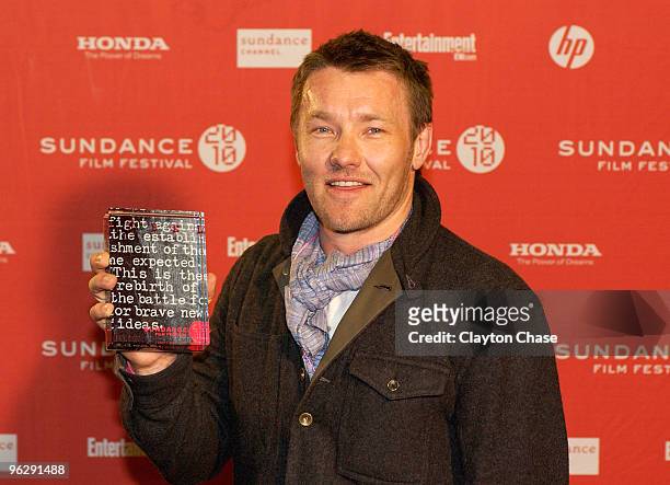 Actor Joel Edgerton at the Awards Night Ceremony during the 2010 Sundance Film Festival at Racquet Club on January 30, 2010 in Park City, Utah.