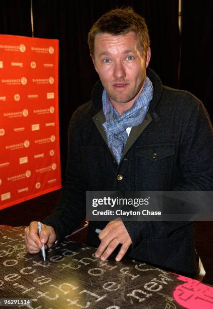 Actor Joel Edgerton at the Awards Night Ceremony during the 2010 Sundance Film Festival at Racquet Club on January 30, 2010 in Park City, Utah.