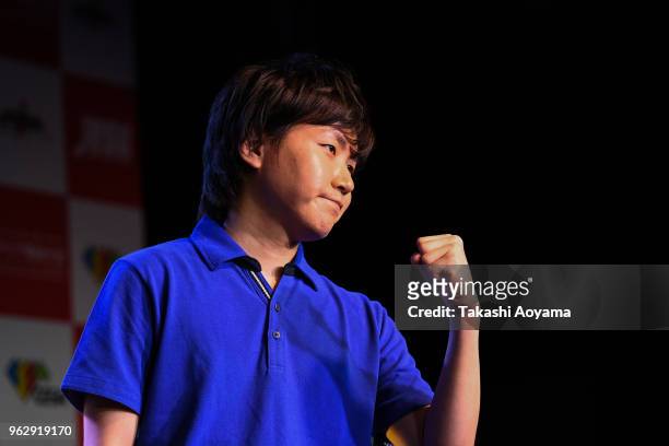 Vaisravana poses for photograph during the eSports Asian Games Japan Qualifying at LFS Ikebukuro on May 27, 2018 in Tokyo, Japan. ESports is...