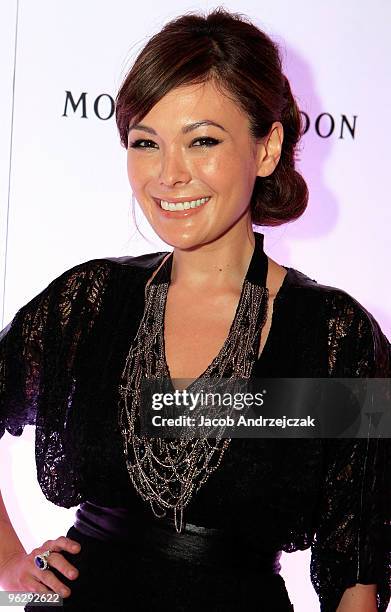 Lindsay Price celebrates the opening of Laguna Champagne Bar at The Palazzo on January 30, 2010 in Las Vegas, Nevada.