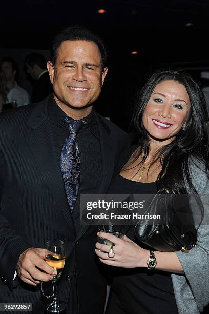 Actor Keith Middlebrook and guest attend the 62nd Annual Directors Guild Of America Awards cocktail reception held at the Hyatt Regency Century Plaza...