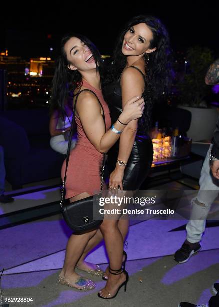 Kailah Casillas and Scheana Shay celebrate the grand opening of APEX Social Club with special Memorial Day weekend performance by Questlove at Palms...