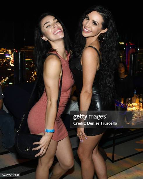 Kailah Casillas and Scheana Shay celebrate the grand opening of APEX Social Club with special Memorial Day weekend performance by Questlove at Palms...
