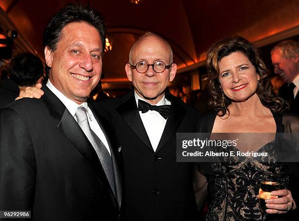 Executive Producer Tony Mark, Director Bob Balaban and Susan Fiore attend the 62nd Annual Directors Guild Of America Awards cocktail reception held...