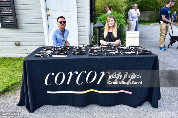 Dylan LaSorsa and Alissa Clermont attend ARF Thrift Shop Designer Show House & Sale at ARF Thrift & Treasure Shop on May 26, 2018 in Sagaponack, New...