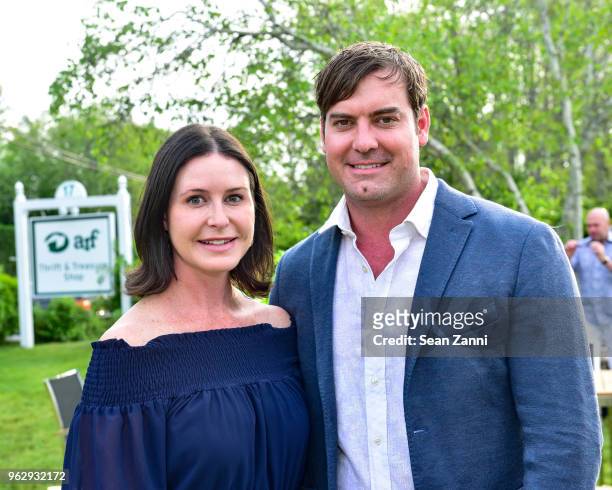 Lauren Thayer and Dr. Elliot Weiss attend ARF Thrift Shop Designer Show House & Sale at ARF Thrift & Treasure Shop on May 26, 2018 in Sagaponack, New...
