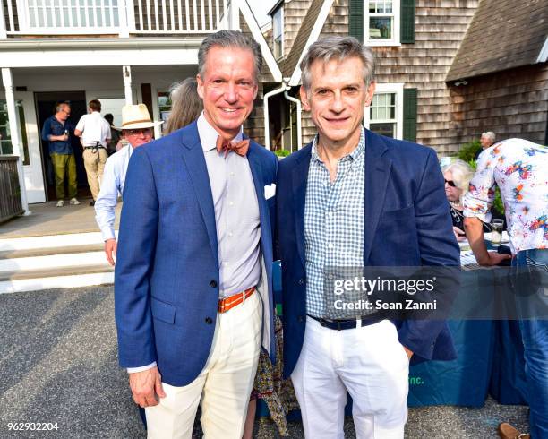 Marshall Watson and Paul Sparks attend ARF Thrift Shop Designer Show House & Sale at ARF Thrift & Treasure Shop on May 26, 2018 in Sagaponack, New...