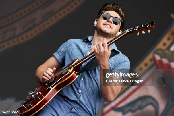 Niall Horan performs during day 2 of BBC Radio 1's Biggest Weekend 2018 held at Singleton Park on May 27, 2018 in Swansea, Wales.