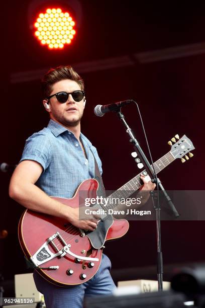 Niall Horan performs during day 2 of BBC Radio 1's Biggest Weekend 2018 held at Singleton Park on May 27, 2018 in Swansea, Wales.