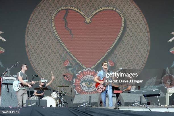 Niall Horan performs during day 2 of BBC Radio 1's Biggest Weekend 2018 held at Singleton Park on May 27, 2018 in Swansea, Wales.