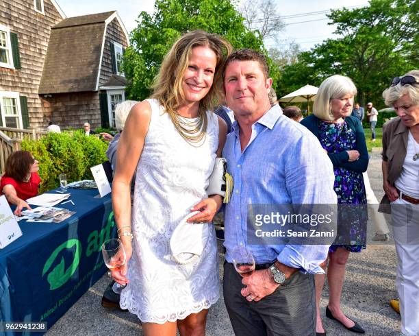 Tamara Fraser and Guest attend ARF Thrift Shop Designer Show House & Sale at ARF Thrift & Treasure Shop on May 26, 2018 in Sagaponack, New York.