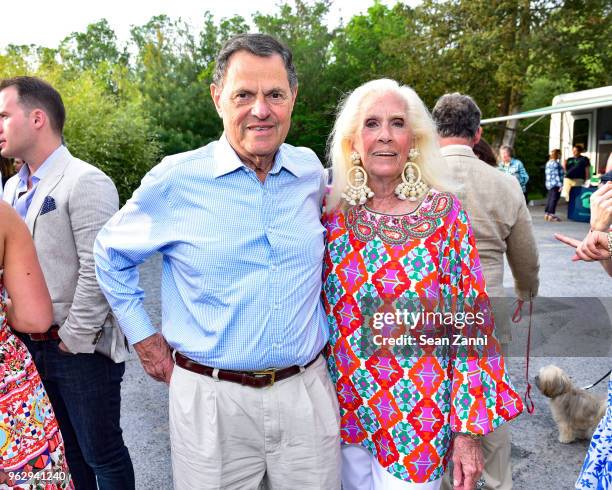 Donald Frank and Cynthia Frank attend ARF Thrift Shop Designer Show House & Sale at ARF Thrift & Treasure Shop on May 26, 2018 in Sagaponack, New...