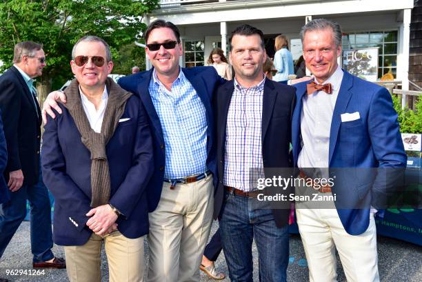 Alex Papachristidis, Gordon Hoppe, Michael Breault and Marshall Watson attend ARF Thrift Shop Designer Show House & Sale at ARF Thrift & Treasure...