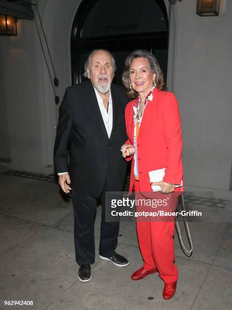 George Schlatter and Jolene Brand are seen on May 26, 2018 in Los Angeles, California.