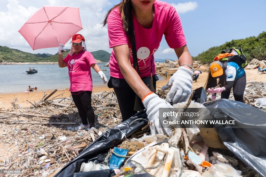 HONG KONG-ENVIRONMENT-WASTE-TURTLE-WILDLIFE-POLLUTION