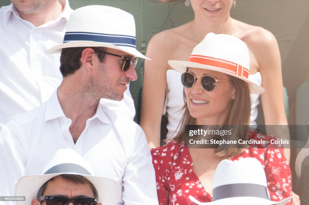 Celebrities At 2018 French Open : Day One