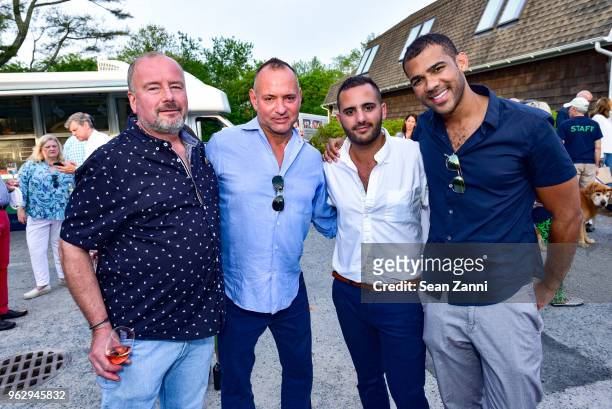 Paul Goerz, Justin Terzi, Michael Mignosi and Adrien Reboh attend ARF Thrift Shop Designer Show House & Sale at ARF Thrift & Treasure Shop on May 26,...