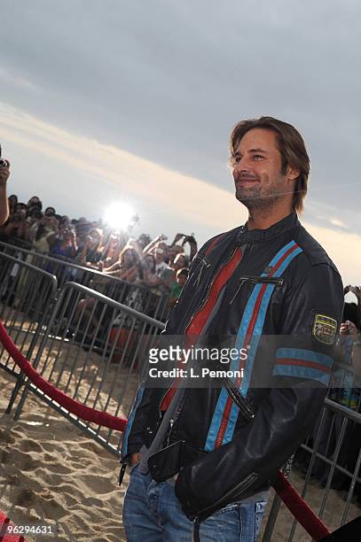 Josh Holloway arrives at the LOST Sunset On The Beach screening and the LOST Beginning Of The End party on January 30, 2010 in Honolulu, Hawaii.