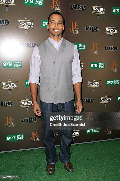 Christian Keyes arrives at the 6th Annual Roots Jam Session at Key Club on January 30, 2010 in West Hollywood, California.