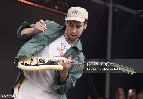 Jack Antonoff of Bleachers performs during the 2018 BottleRock Napa Valley at Napa Valley Expo on May 26, 2018 in Napa, California.