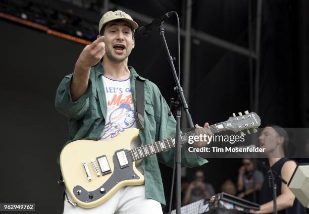 Jack Antonoff of Bleachers performs during the 2018 BottleRock Napa Valley at Napa Valley Expo on May 26, 2018 in Napa, California.