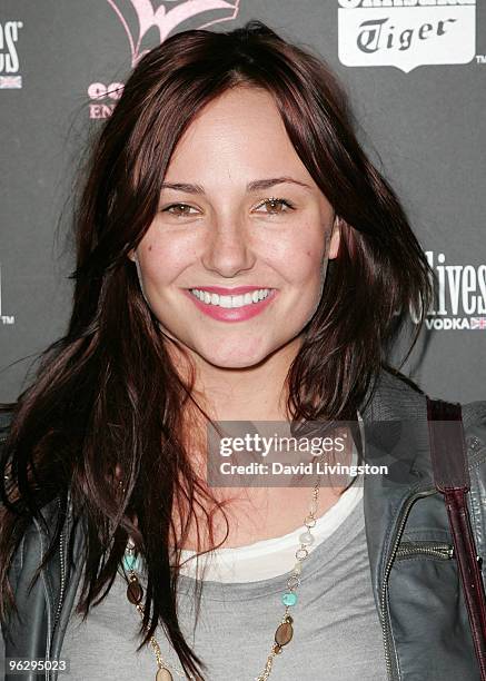 Actress Briana Evigan attends the 3rd Annual Midnight GRAMMY Brunch hosted by Ne-Yo at W Hollywood Hotel & Residences on January 30, 2010 in...
