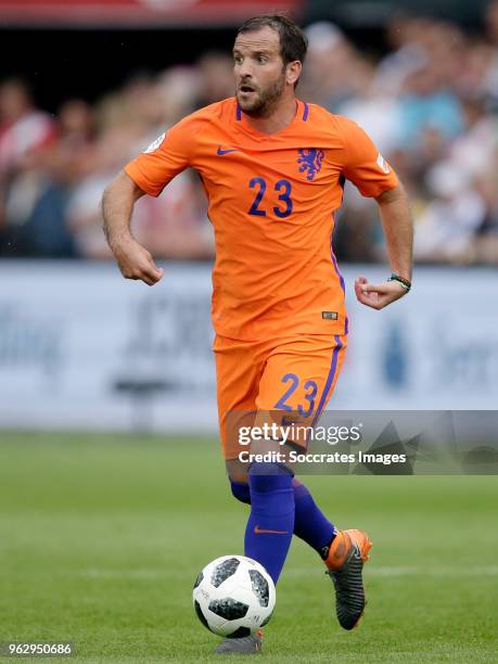 Rafael van der Vaart during the Dirk Kuyt Testimonial at the Feyenoord Stadium on May 27, 2018 in Rotterdam Netherlands