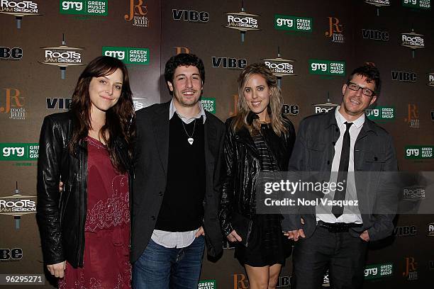 Stefan Lessard and Jason Biggs attend the 6th Annual Roots Jam Session at Key Club on January 30, 2010 in West Hollywood, California.