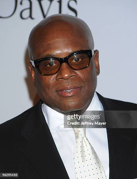 Chairman and CEO of Island Def Jam Music Group Antonio L.A. Reid arrives at the 2010 Pre-Grammy Gala & Salute To Industry Icons at Beverly Hills...