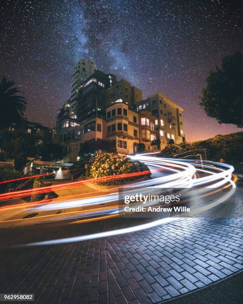 lombard street dreams - lombard street san francisco stock pictures, royalty-free photos & images