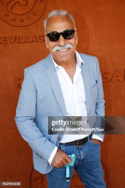 Mansour Bahrami attends the 2018 French Open - Day One at Roland Garros on May 27, 2018 in Paris, France.