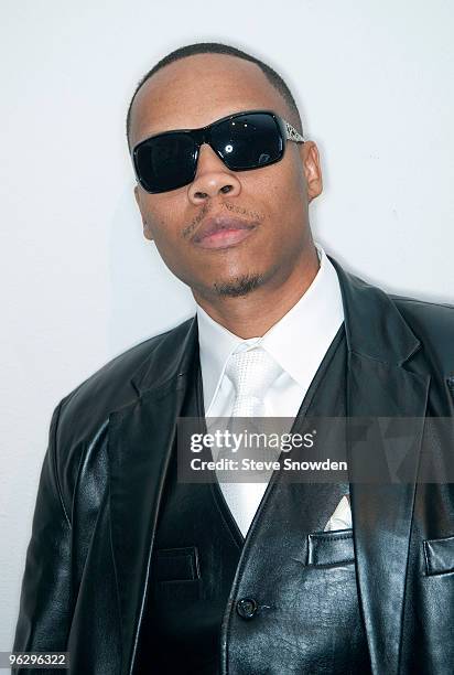 Ronald DeVoe of Bell Biv DeVoe poses backstage at Route 66 Casino's Legends Theater on January 30, 2010 in Albuquerque, New Mexico.