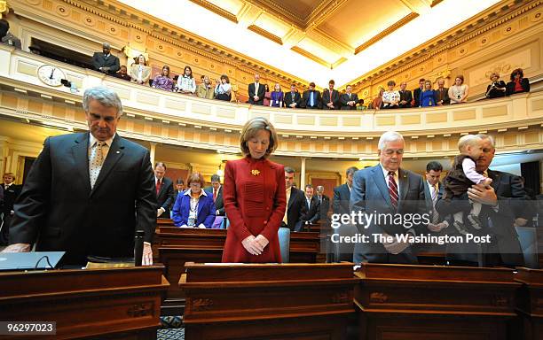 The prayer before the Opening of Virginia General Assembly, House of Delegates. Thomas Davis Rust R-86th Fairfx and Loudoun, Barbara Comstock, R-34th...