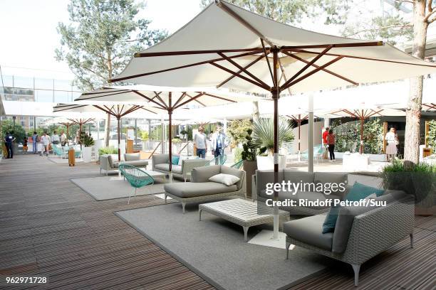 Illustration view of the new Village during the 2018 French Open - Day One at Roland Garros on May 27, 2018 in Paris, France.