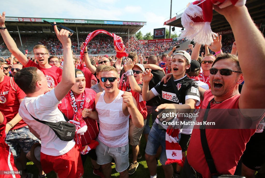 Energie Cottbus v SC Weiche Flensburg 08 - Third League Playoff Leg 2
