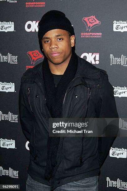 Tristan Wilds arrives to the 3rd Annual Midnight Grammy Brunch held at W Hollywood on January 30, 2010 in Hollywood, California.