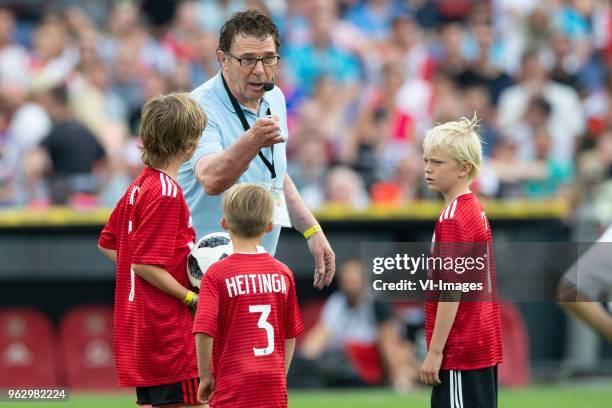 Willem van Hanegem during the Dirk Kuyt Testimonial match at stadium de Kuip on May 27, 2018 in Rotterdam, the Netherlands