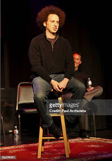 Actor Josh Sussman attends the "Celebrities To Tell THE TRUTH" Improv Show at Bang Improv Theatre on January 30, 2010 in Los Angeles, California.